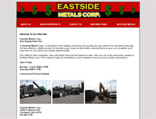 Tablet Screenshot of eastsidemetals.com